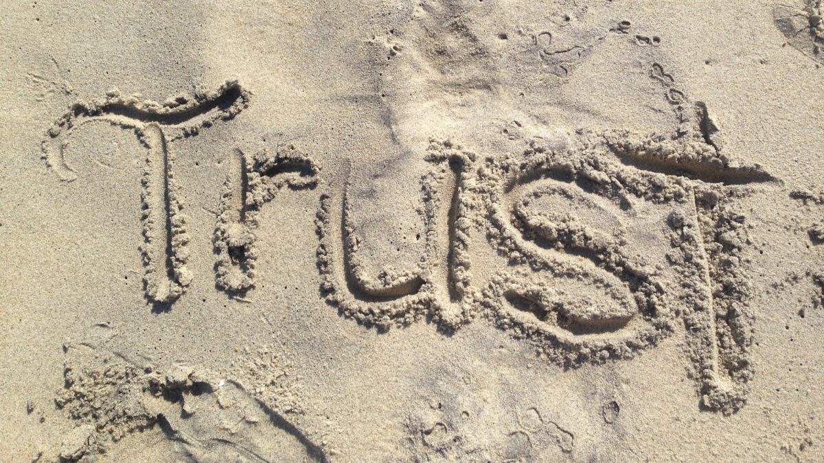 Customer Trust in AI: Written in the Sand